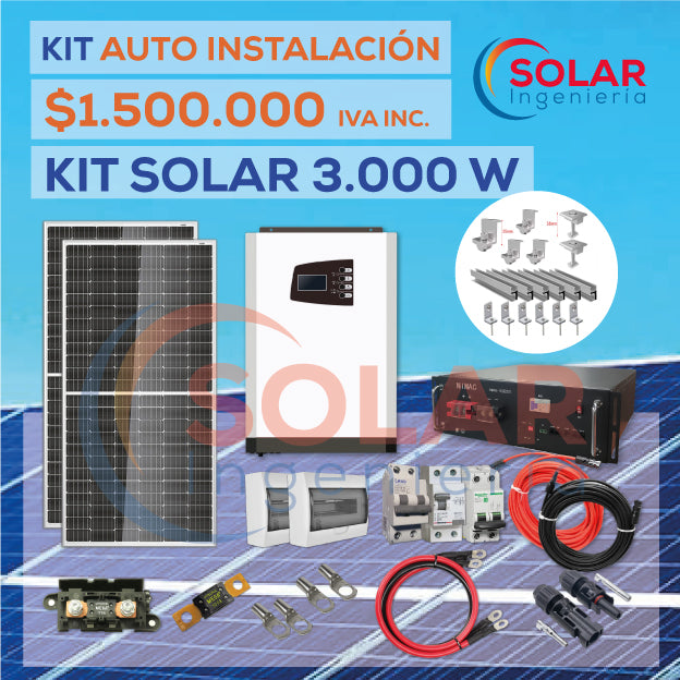 Kit Solar 3.000W